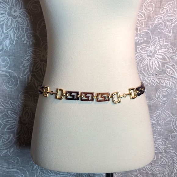 Unbranded Brown & Gold Chain Belt RTM - Picture 2 of 5